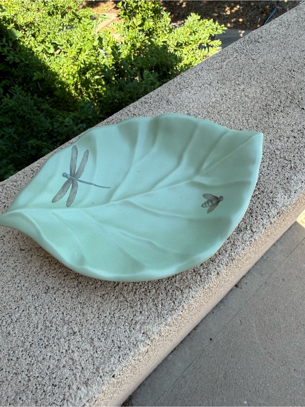 Pfaltzgraff Naturewood Mint Green Ceramic Plate